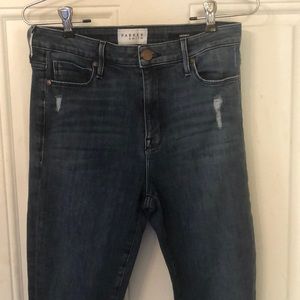 Parker Smith Slightly Distressed Skinny Jeans
